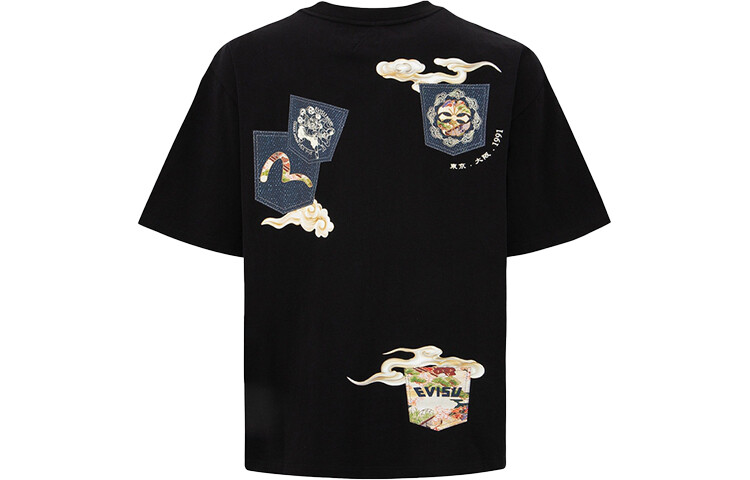 Футболка мужская Evisu, черный 
Футболка мужская Evisu, черный