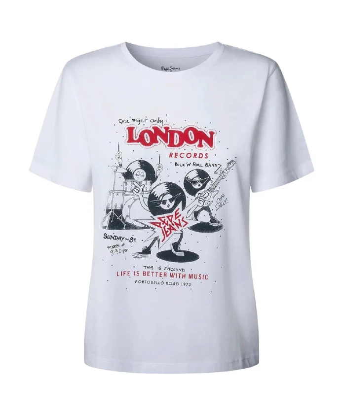 Футболка Balbina Pepe Jeans, белый
Футболка Balbina Pepe Jeans, белый