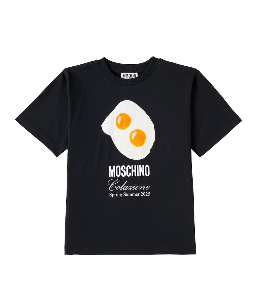 Футболка из хлопкового джерси с принтом Moschino Kids, Nero/Black
Футболка из хлопкового джерси с принтом Moschino Kids, Nero/Black