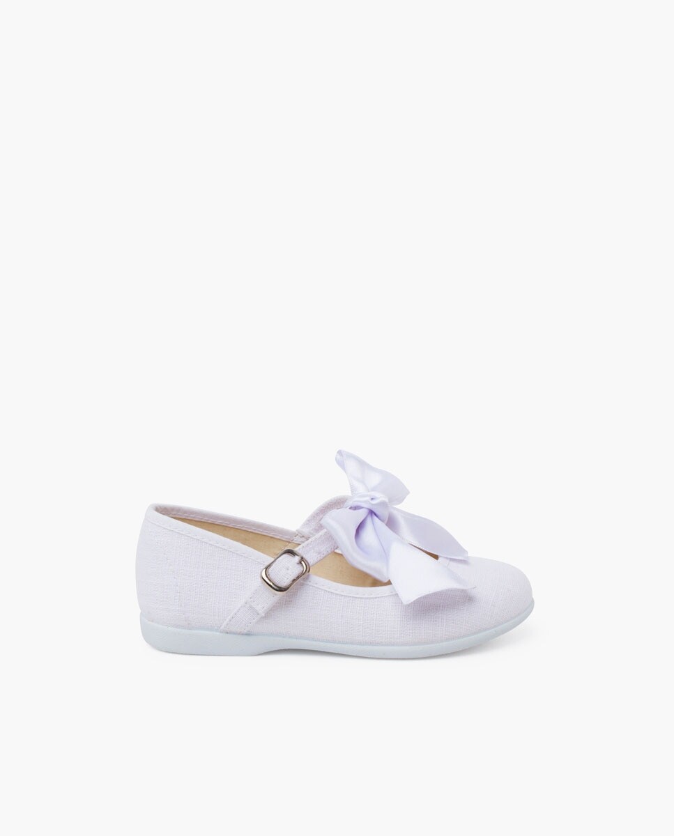 Туфли Мэри Джейн для девочек в льняном платье с атласным бантом Pisamonas, белый
Туфли Мэри Джейн для девочек в льняном платье с атласным бантом Pisamonas, белый