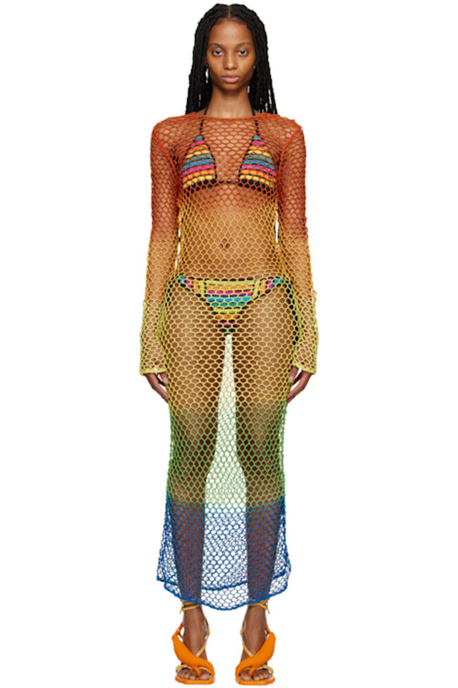 Платье миди с разноцветным градиентом AGR
Платье миди с разноцветным градиентом AGR