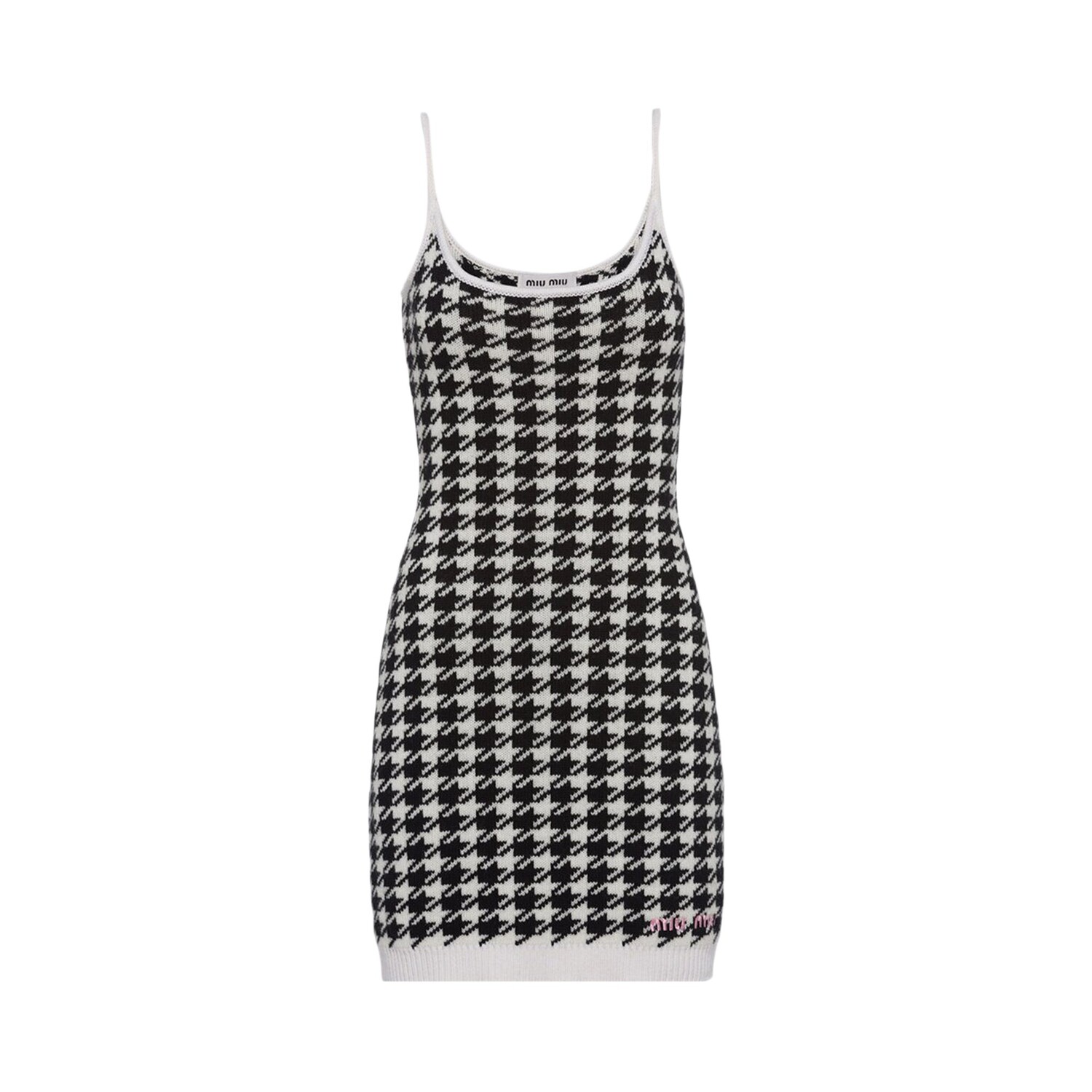 Кашемировое мини-платье Miu Miu с узором гусиные лапки, цвет Белый/Черный
Кашемировое мини-платье Miu Miu с узором гусиные лапки, цвет Белый/Черный