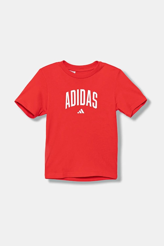 Детская хлопковая футболка Adidas, красный
Детская хлопковая футболка Adidas, красный