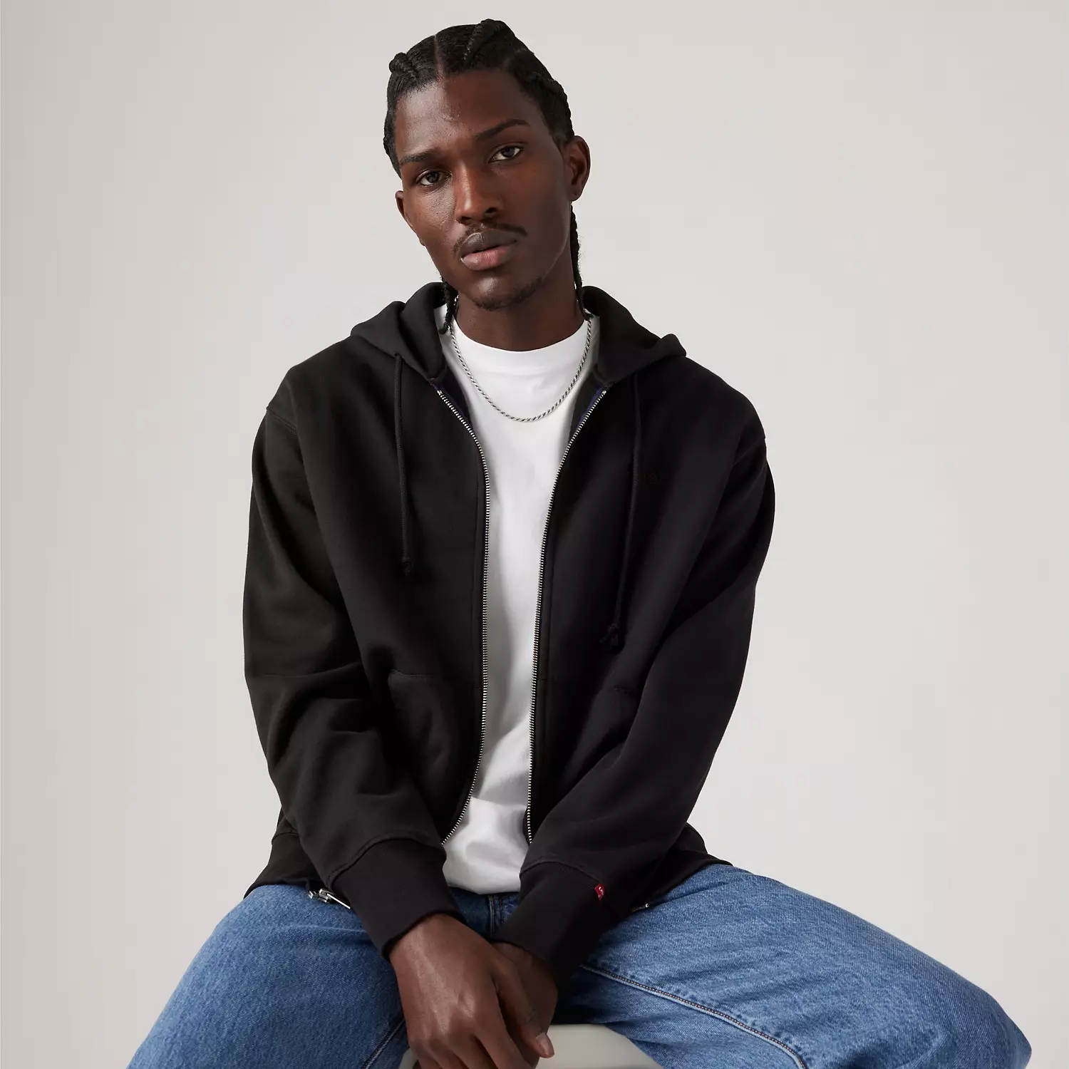 Аутентичная толстовка на молнии Levi's, черный
Аутентичная толстовка на молнии Levi's, черный