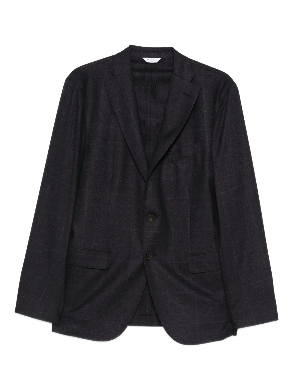 Шерстяной пиджак K в клетку Boglioli, синий
Шерстяной пиджак K в клетку Boglioli, синий