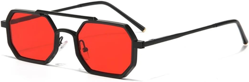 Мужские солнцезащитные очки в стиле ретро с двойной перемычкой, многоугольные, маленькие, с прозрачными линзами с градиентом цвета "океан", женские очки в металлической оправе VRTRFFTR, Black Red
Мужские солнцезащитные очки в стиле ретро с двойной перемычкой, многоугольные, маленькие, с прозрачными линзами с градиентом цвета "океан", женские очки в металлической оправе VRTRFFTR, Black Red