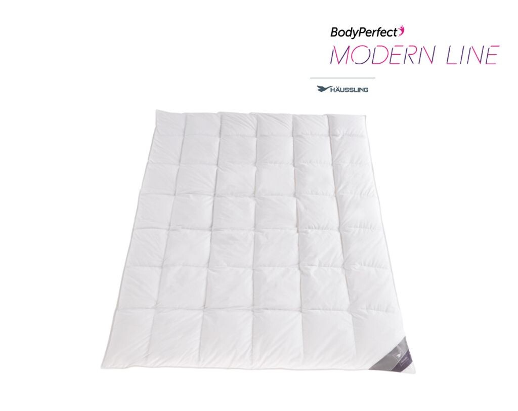 Häussling BodyPerfect MODERN LINE пуховое одеяло 135x200 см | Одеяло всесезонное, покрывало, квадраты 6х7, немецкий производитель, подходит и аллергикам, чехол 100% хлопок.
Häussling BodyPerfect MODERN LINE пуховое одеяло 135x200 см | Одеяло всесезонное, покрывало, квадраты 6х7, немецкий производитель, подходит и аллергикам, чехол 100% хлопок.