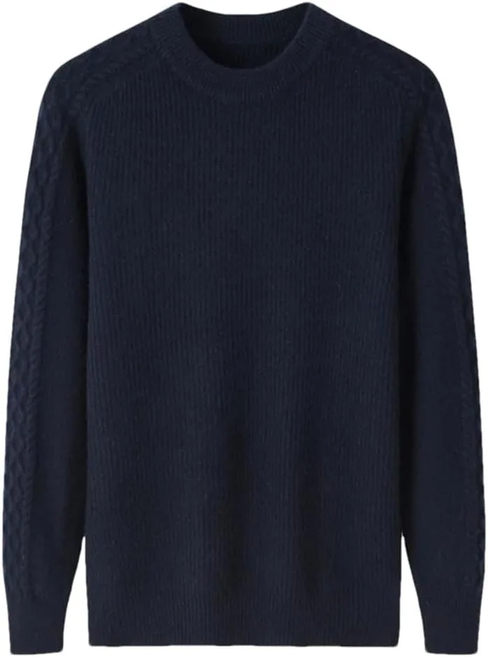 Мужской свитер из 100% кашемира с длинными рукавами, теплый пуловер Dninmim
Мужской свитер из 100% кашемира с длинными рукавами, теплый пуловер Dninmim