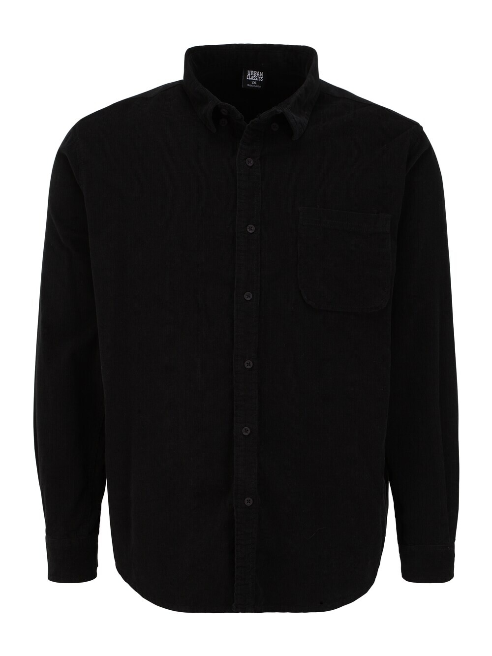 Рубашка на пуговицах стандартного кроя Urban Classics, черный
Рубашка на пуговицах стандартного кроя Urban Classics, черный