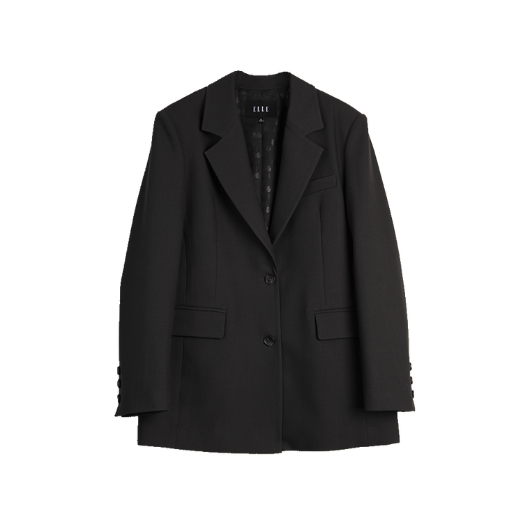 Деловой костюм для женщин с умеренным воротником ELLE, темно-серый
Деловой костюм для женщин с умеренным воротником ELLE, темно-серый