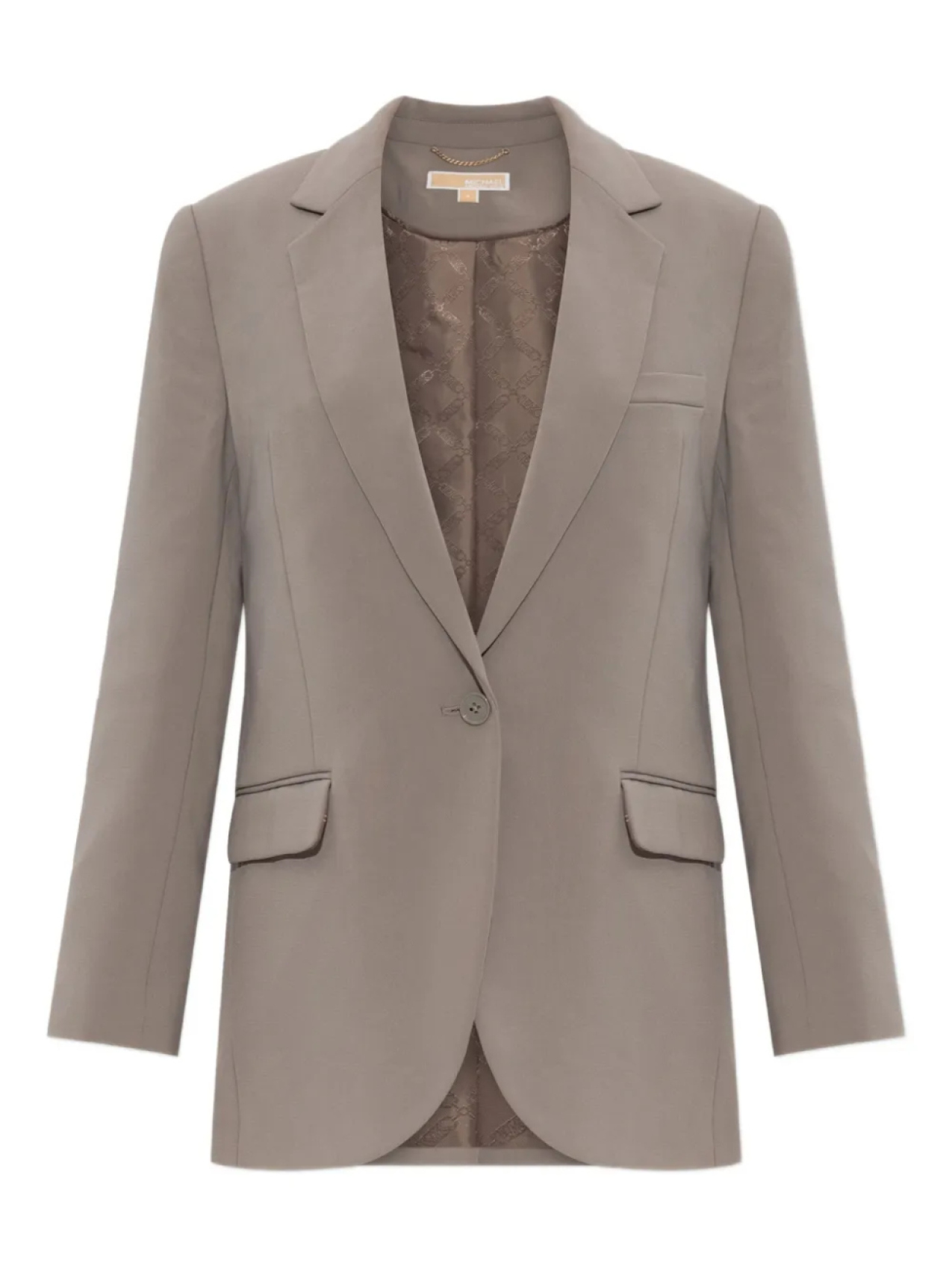 Пиджак Michael Michael Kors на одной пуговице, нейтральный
Пиджак Michael Michael Kors на одной пуговице, нейтральный