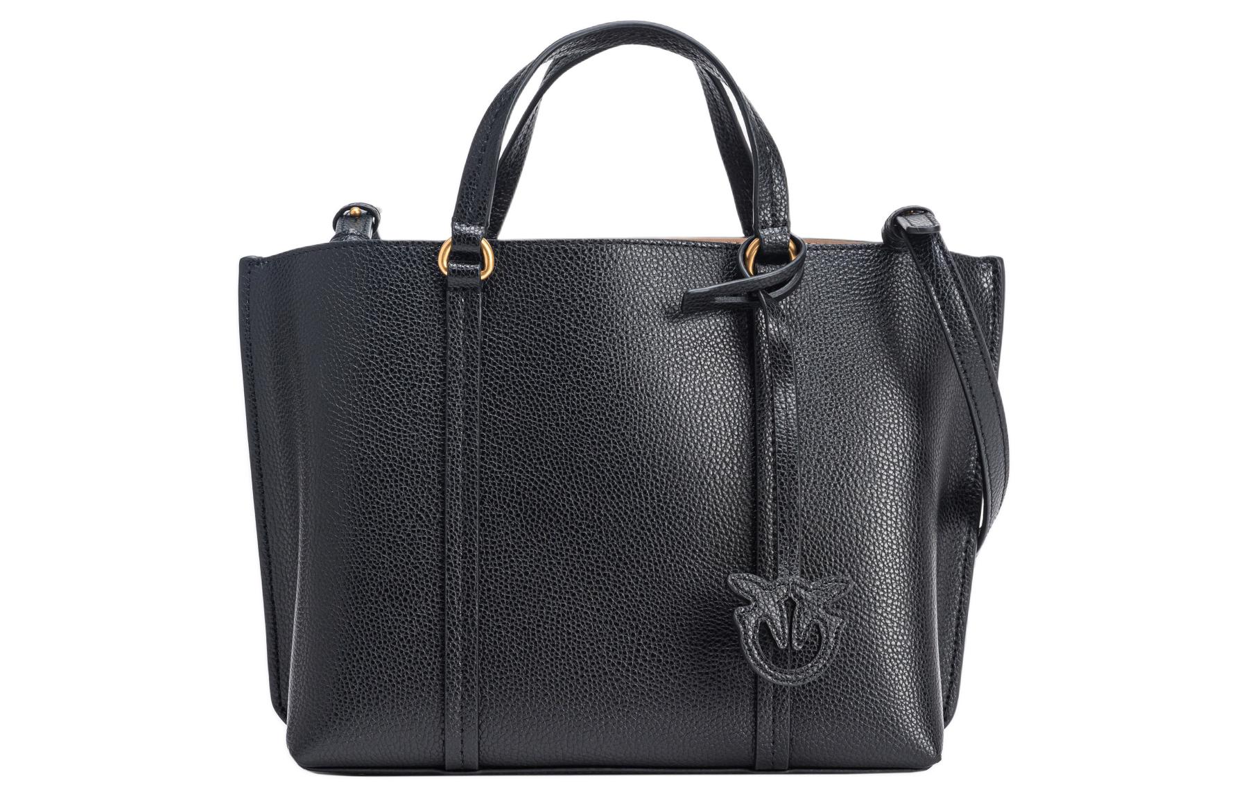 PINKO Кожаная женская сумка черного цвета 
PINKO Кожаная женская сумка черного цвета