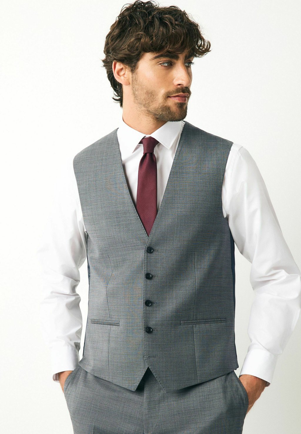 Жилет REGULAR FIT - SIGNATURE CERUTTI ITALIAN - Suit waistcoat Next, серый
Жилет REGULAR FIT - SIGNATURE CERUTTI ITALIAN - Suit waistcoat Next, серый