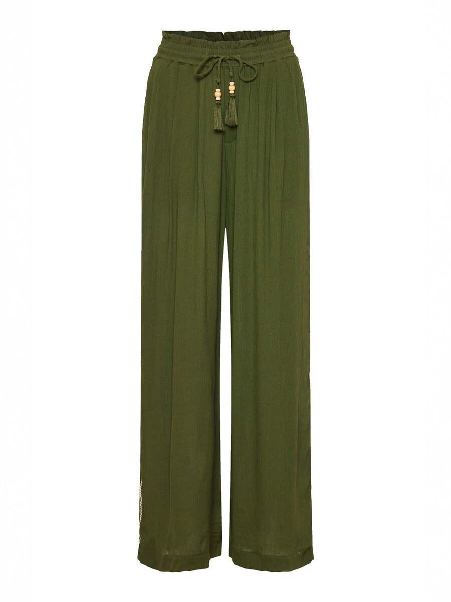 Брюки свободного кроя Funky Buddha, Dark green 
Брюки свободного кроя Funky Buddha, Dark green