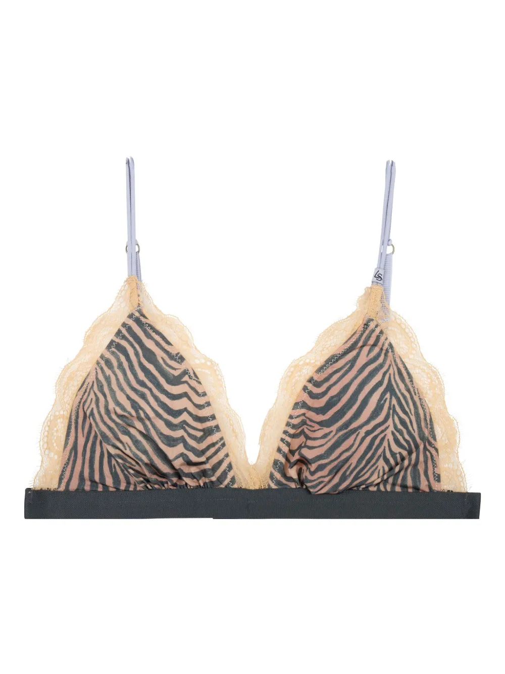 Бюстгальтер с кружевной отделкой и принтом зебры Love Stories, нейтральный
Бюстгальтер с кружевной отделкой и принтом зебры Love Stories, нейтральный