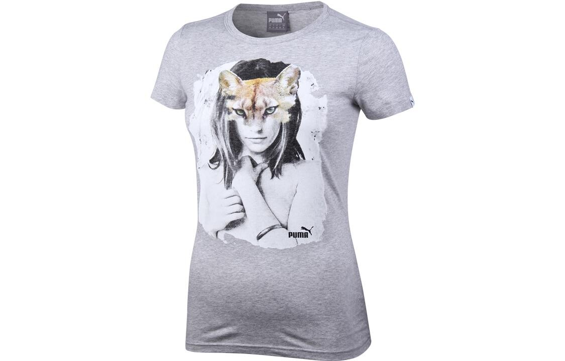 Футболка женская серая Puma 
Футболка женская серая Puma