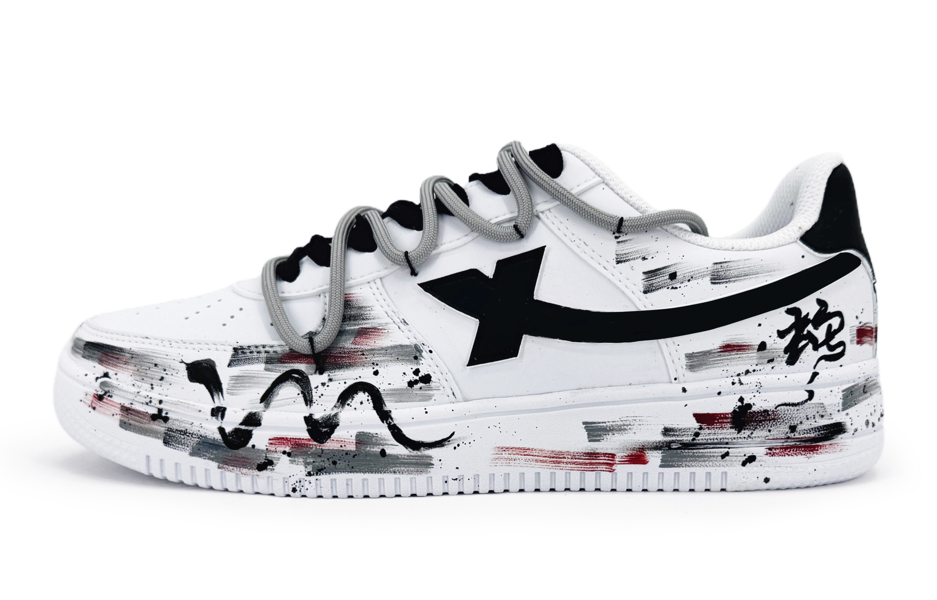 XTEP Кроссовки Air Force One с низким верхом, противоскользящие, износостойкие, для скейтбординга, мужские, белые, черные, серые 
XTEP Кроссовки Air Force One с низким верхом, противоскользящие, износостойкие, для скейтбординга, мужские, белые, черные, серые