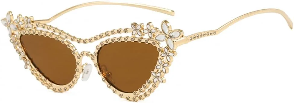 Винтажные солнцезащитные очки Melrose «кошачий глаз» с блестками для женщин. Модные роскошные солнцезащитные очки со стразами. Элегантные женские очки, Brown
Винтажные солнцезащитные очки Melrose «кошачий глаз» с блестками для женщин. Модные роскошные солнцезащитные очки со стразами. Элегантные женские очки, Brown