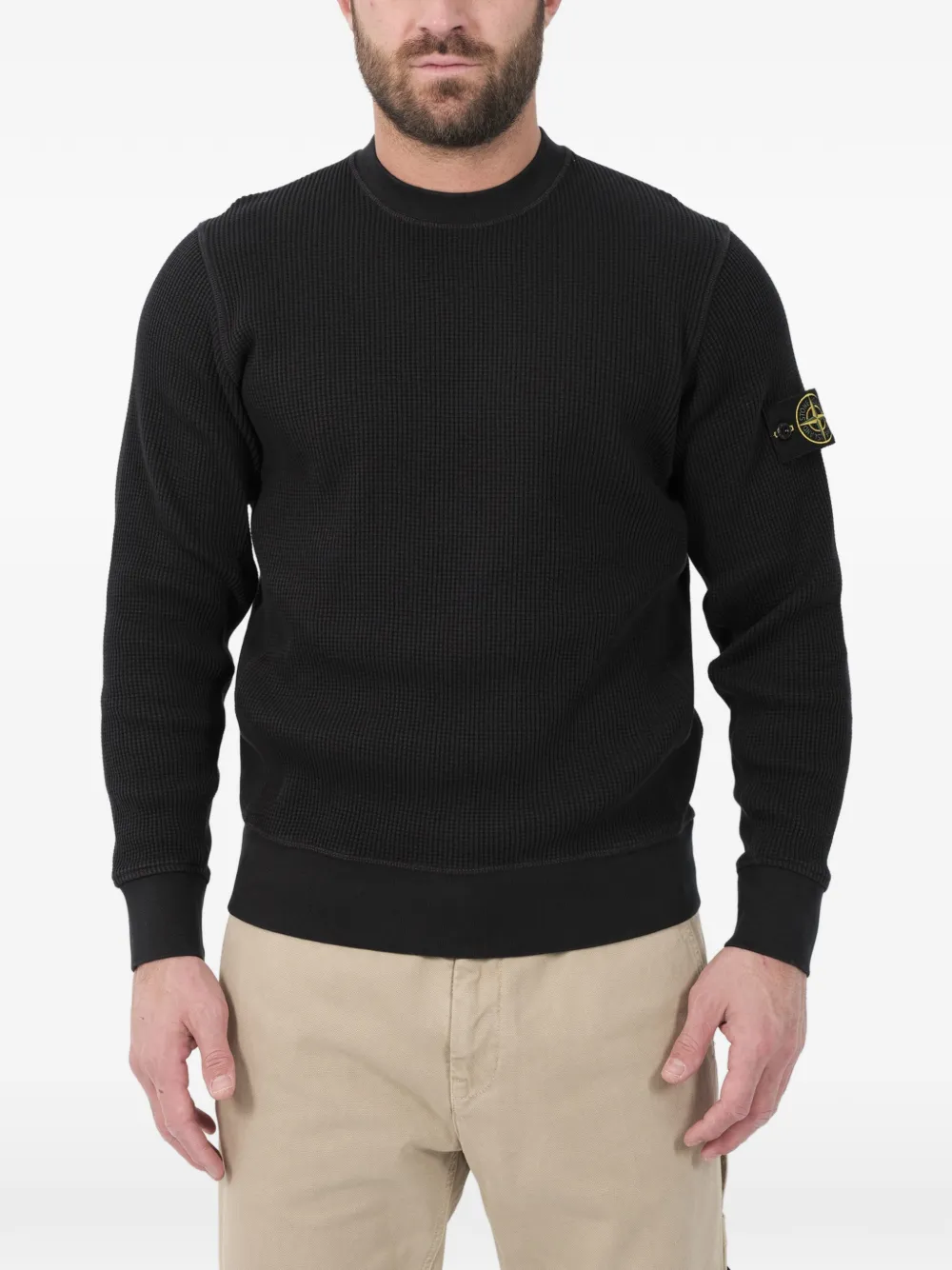 Свитер с нашивкой-компасом Stone Island, черный
Свитер с нашивкой-компасом Stone Island, черный