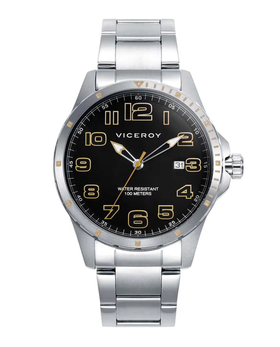 Мужские часы Heat со стальным корпусом и браслетом Viceroy, серебряный
Мужские часы Heat со стальным корпусом и браслетом Viceroy, серебряный