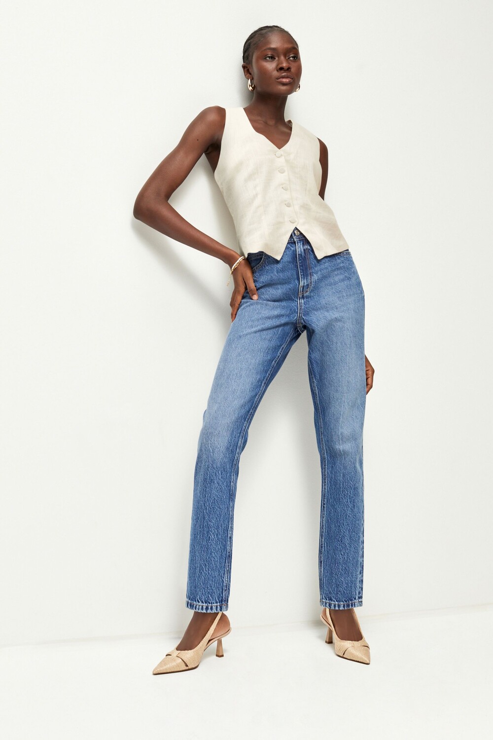 Джинсы для мамы Next, синий 
Джинсы для мамы Next, синий