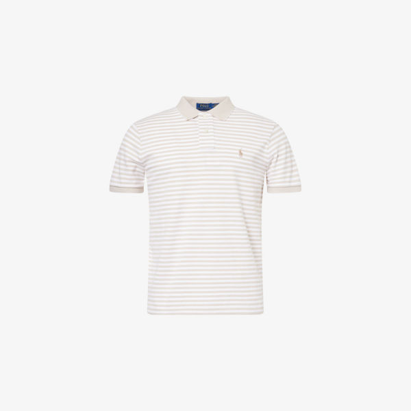 Рубашка-поло Polo Ralph Lauren в сетчатую полоску, серо-бежевый / белый
Рубашка-поло Polo Ralph Lauren в сетчатую полоску, серо-бежевый / белый