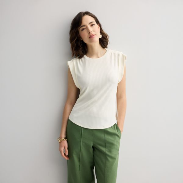 Женская футболка с рукавом долман и сборками Nine West, цвет daisy dew
Женская футболка с рукавом долман и сборками Nine West, цвет daisy dew