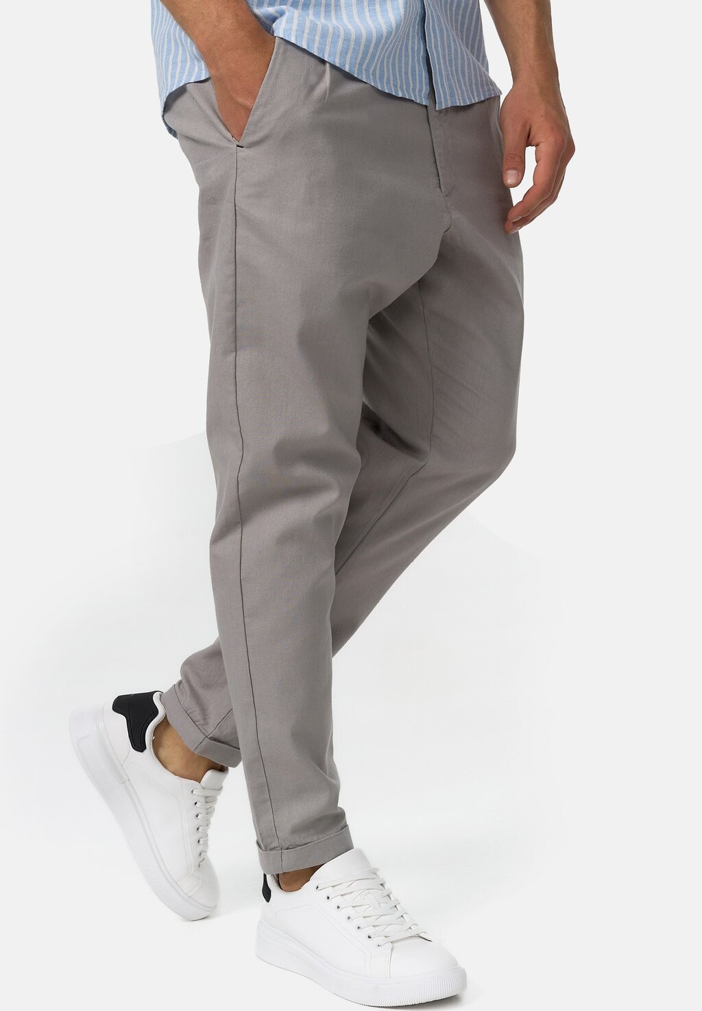 Тканевые брюки Cunningham INDICODE JEANS, светло-серый
Тканевые брюки Cunningham INDICODE JEANS, светло-серый