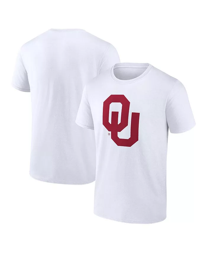 Мужская белая футболка Oklahoma Sooners с основным логотипом Fanatics
Мужская белая футболка Oklahoma Sooners с основным логотипом Fanatics