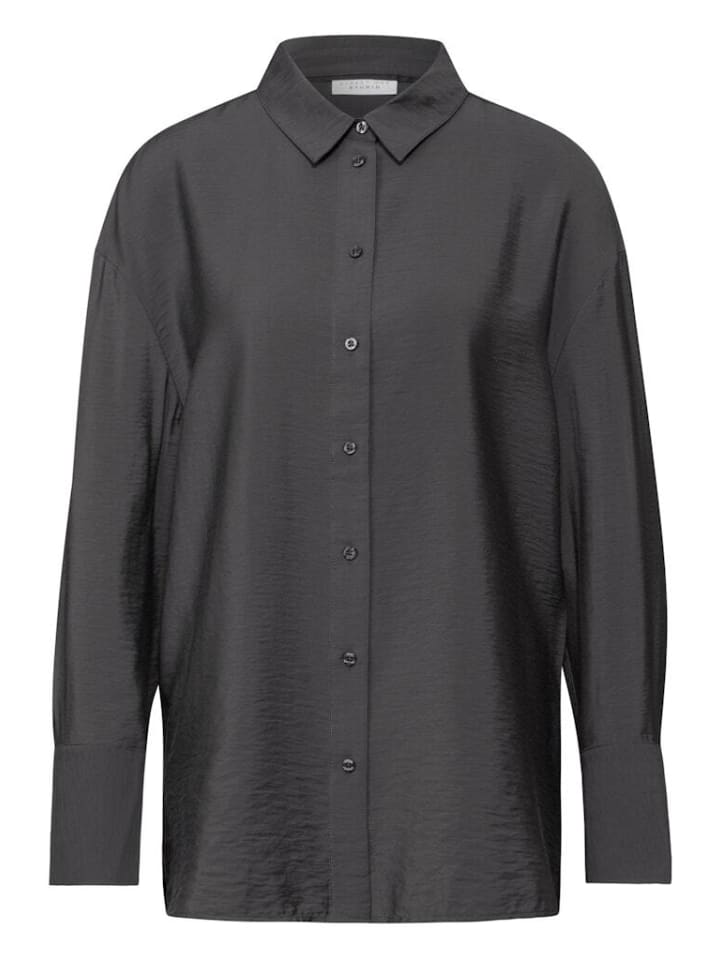 Блузка с длинными рукавами свинцово-серого цвета Street One
Блузка с длинными рукавами свинцово-серого цвета Street One