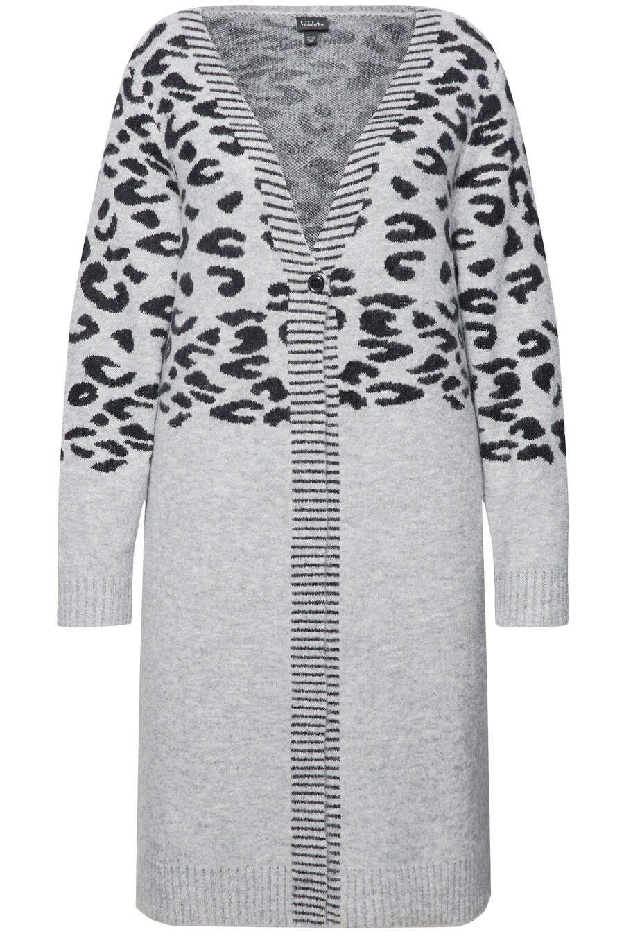 Вязаный кардиган Ulla Popken, светло-серый
Вязаный кардиган Ulla Popken, светло-серый