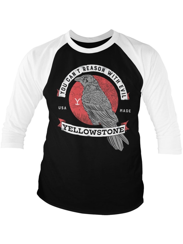 Yellowstone Белый лонгслив с длинными рукавами
Yellowstone Белый лонгслив с длинными рукавами