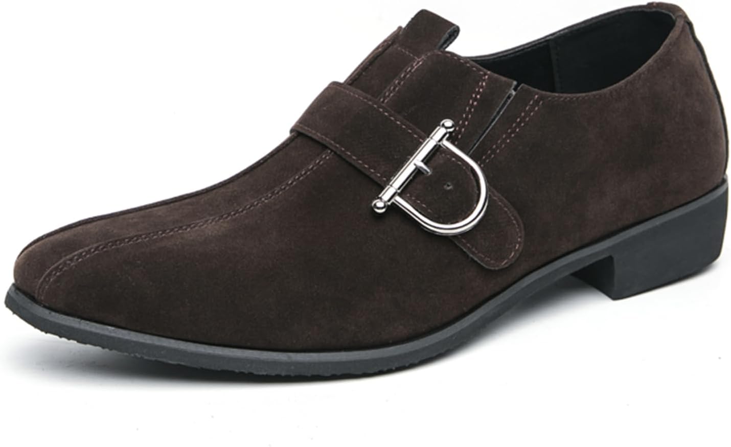 Мужские туфли Dacnakby из замшевой кожи с оксфордской застежкой-монком, черные лоферы без шнурков с серебряной пряжкой, классические деловые формальные лоферы для мужчин
Мужские туфли Dacnakby из замшевой кожи с оксфордской застежкой-монком, черные лоферы без шнурков с серебряной пряжкой, классические деловые формальные лоферы для мужчин