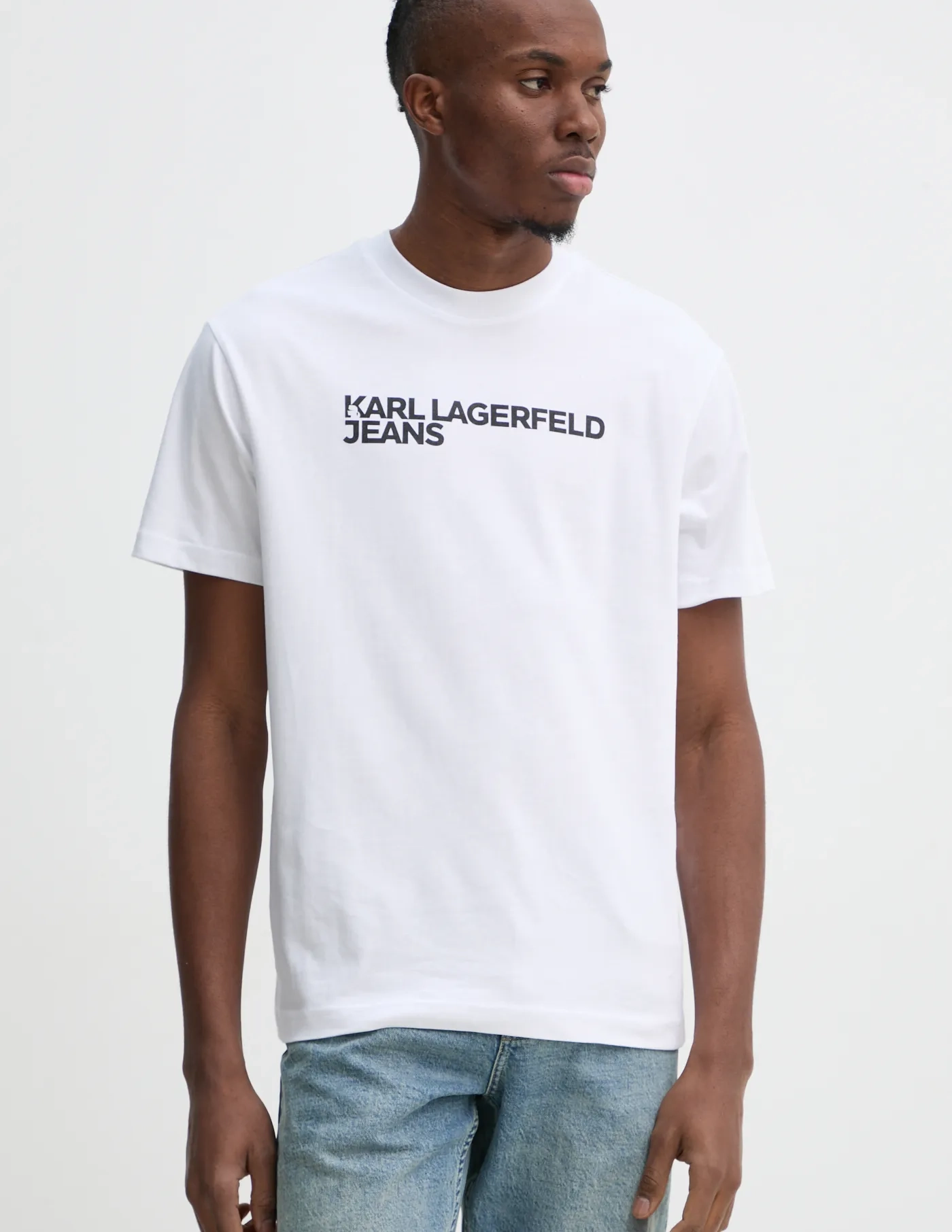 Хлопковая футболка Karl Lagerfeld Jeans, белый
Хлопковая футболка Karl Lagerfeld Jeans, белый