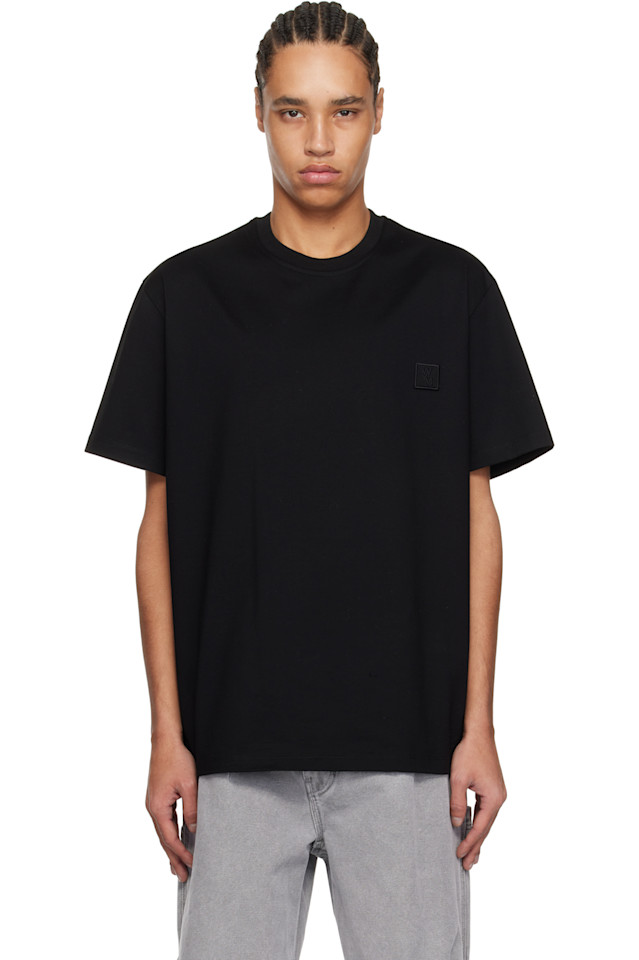 Футболка с 3D логотипом коралла на спине Wooyoungmi, черный
Футболка с 3D логотипом коралла на спине Wooyoungmi, черный