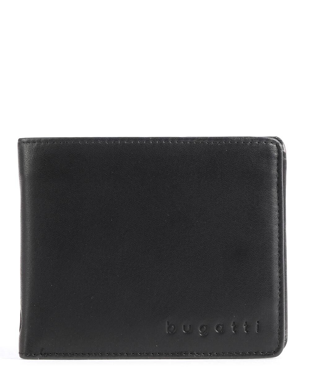 Primo RFID RFID-кошелек из гладкой кожи Bugatti, черный
Primo RFID RFID-кошелек из гладкой кожи Bugatti, черный