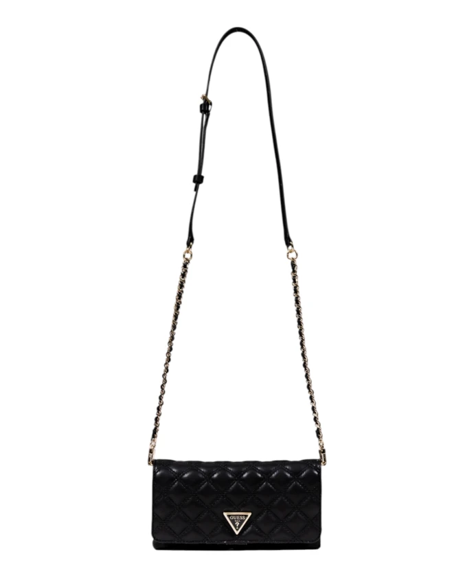 Стеганая сумка-органайзер через плечо с клапаном Guess, черный
Стеганая сумка-органайзер через плечо с клапаном Guess, черный