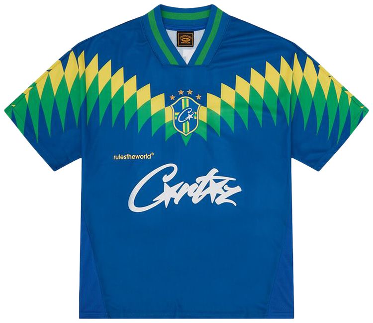 Джерси Corteiz Club America Jersey Brasil 'Blue', синий
Джерси Corteiz Club America Jersey Brasil 'Blue', синий