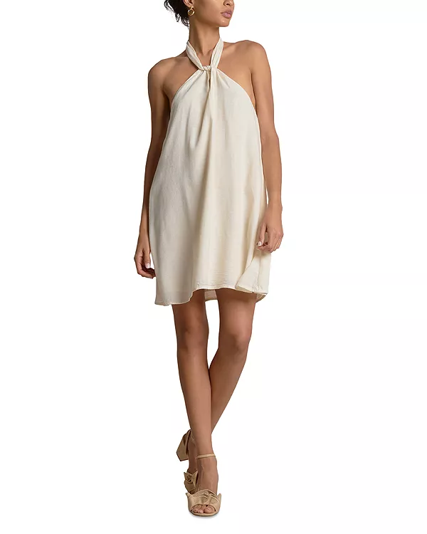 Платье с открытой спиной и завязками на шее Elan, белый
Платье с открытой спиной и завязками на шее Elan, белый