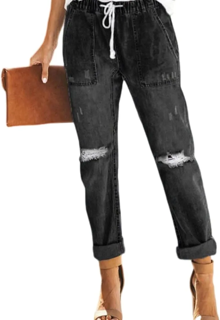 Женские джинсы-джоггеры Casual с эластичным поясом Rose rosee
Женские джинсы-джоггеры Casual с эластичным поясом Rose rosee