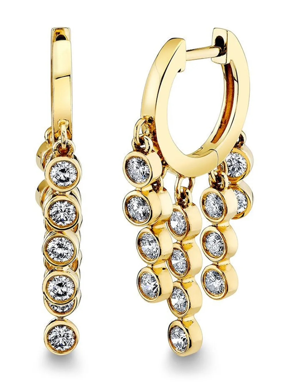 Серьги-хагги из желтого золота с бриллиантами Sydney Evan, золотой
Серьги-хагги из желтого золота с бриллиантами Sydney Evan, золотой