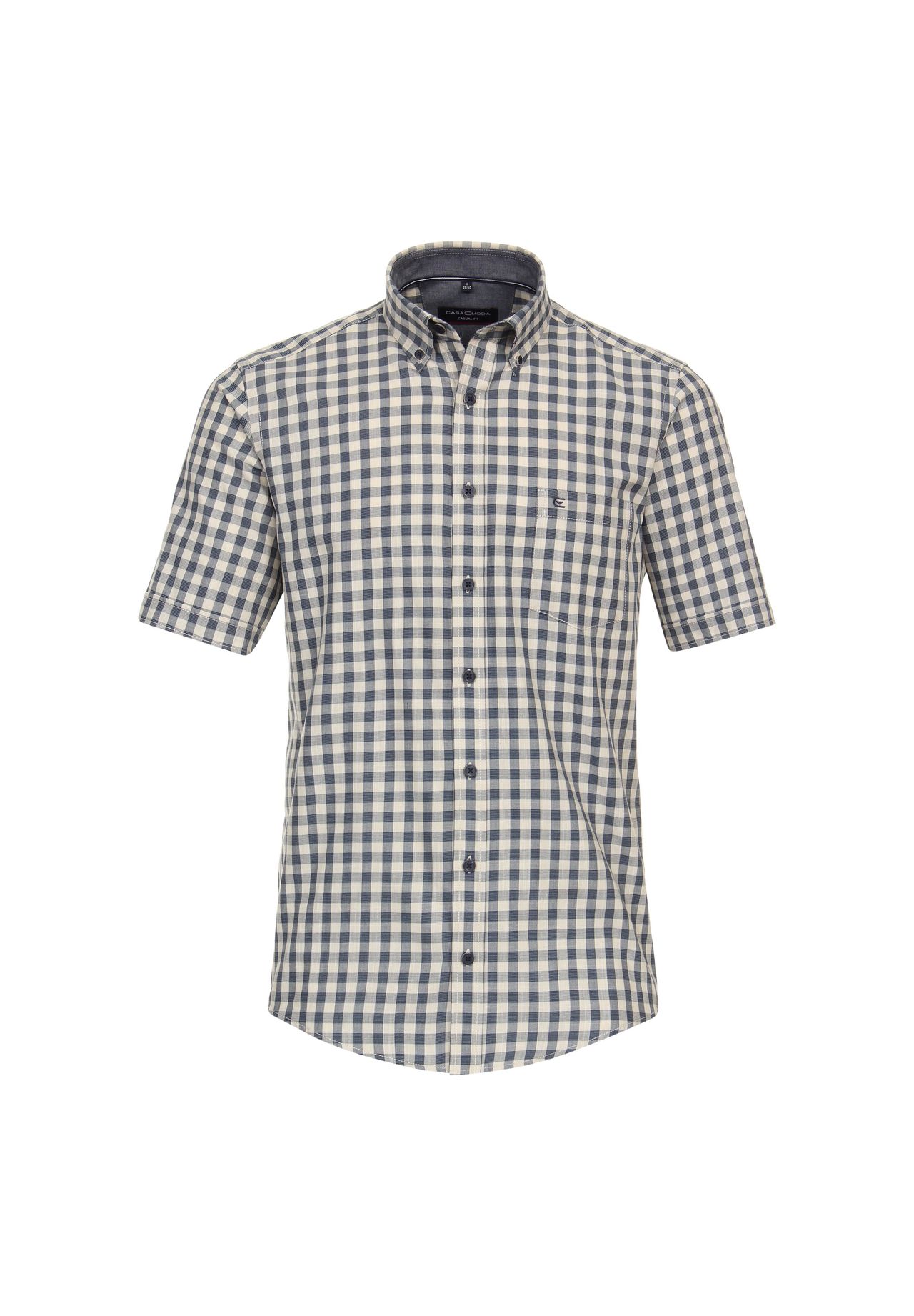 Мужская повседневная рубашка в клетку с короткими рукавами, повседневного кроя CASAMODA, бежевый
Мужская повседневная рубашка в клетку с короткими рукавами, повседневного кроя CASAMODA, бежевый