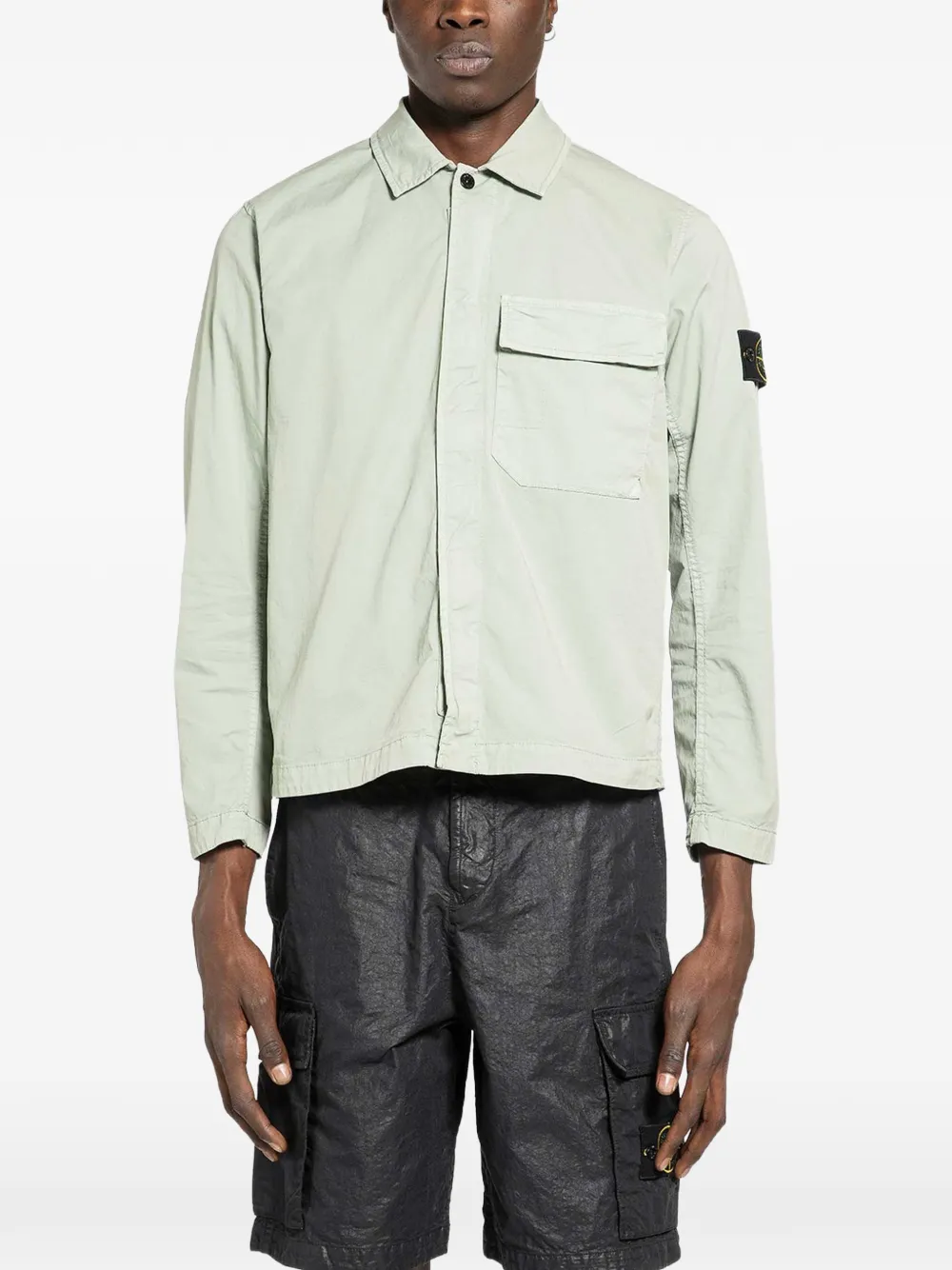 Рубашка-оверсайт с нашивкой в виде компаса Stone Island, зеленый
Рубашка-оверсайт с нашивкой в виде компаса Stone Island, зеленый