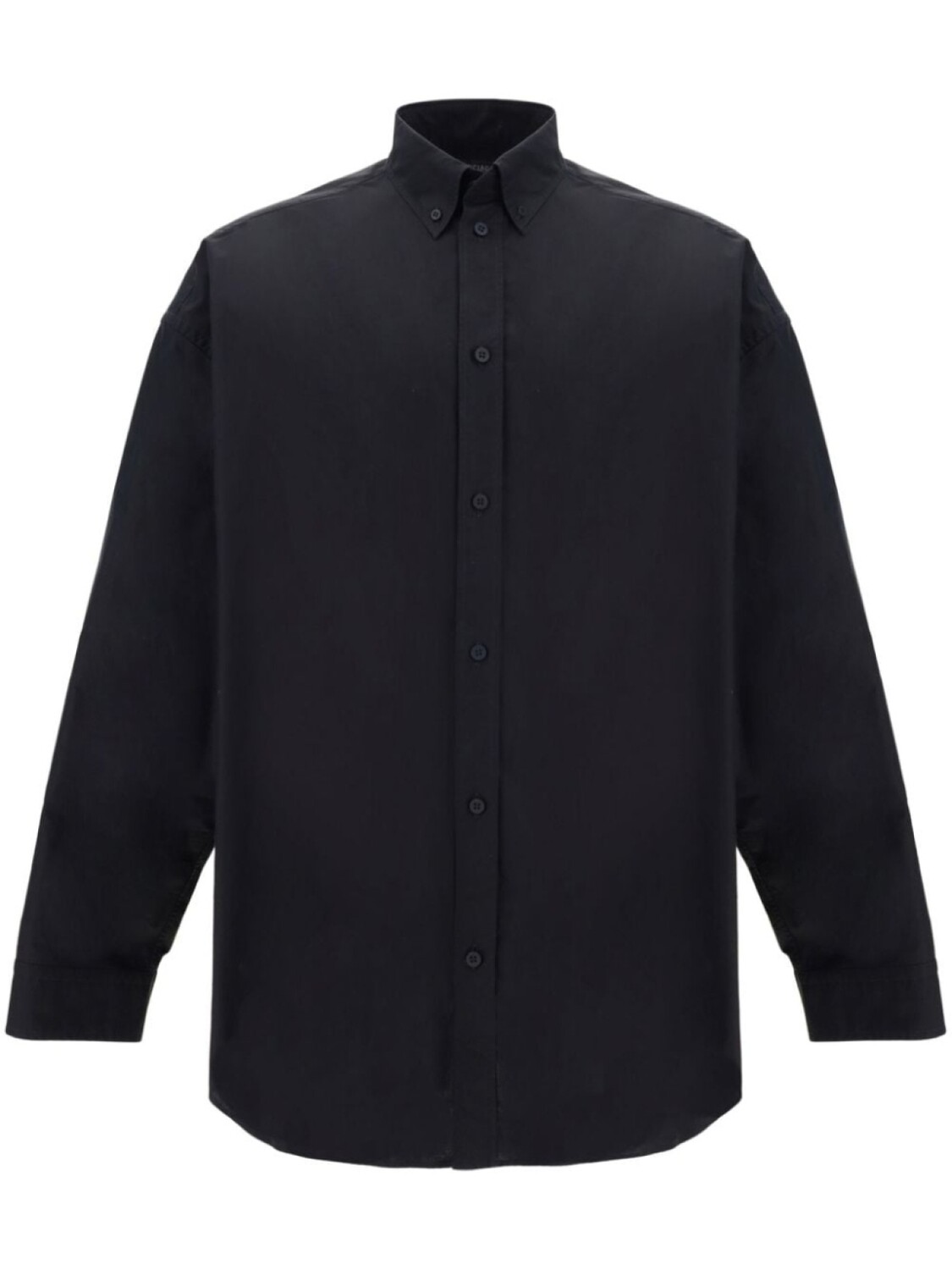 Balenciaga рубашка свободного кроя из хлопка, черный 
Balenciaga рубашка свободного кроя из хлопка, черный