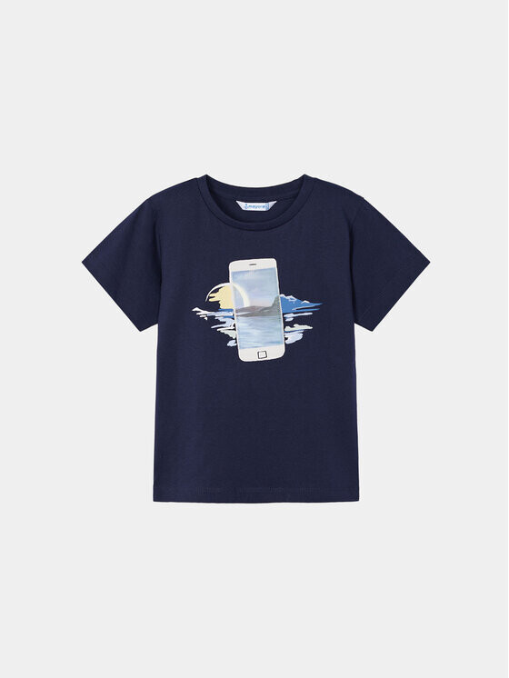 Футболка стандартного кроя Mayoral, синий 
Футболка стандартного кроя Mayoral, синий