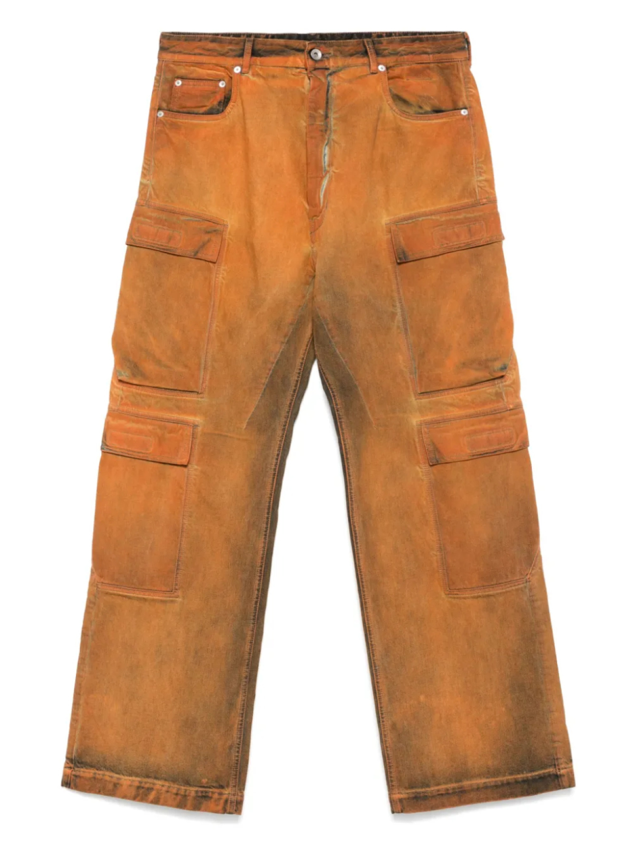 Джинсы с двойными карманами Rick Owens DRKSHDW, оранжевый
Джинсы с двойными карманами Rick Owens DRKSHDW, оранжевый