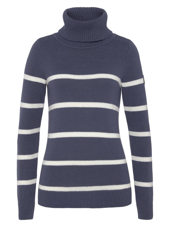 Водолазка темно-синего и белого цвета из шерсти Kangaroos
Водолазка темно-синего и белого цвета из шерсти Kangaroos