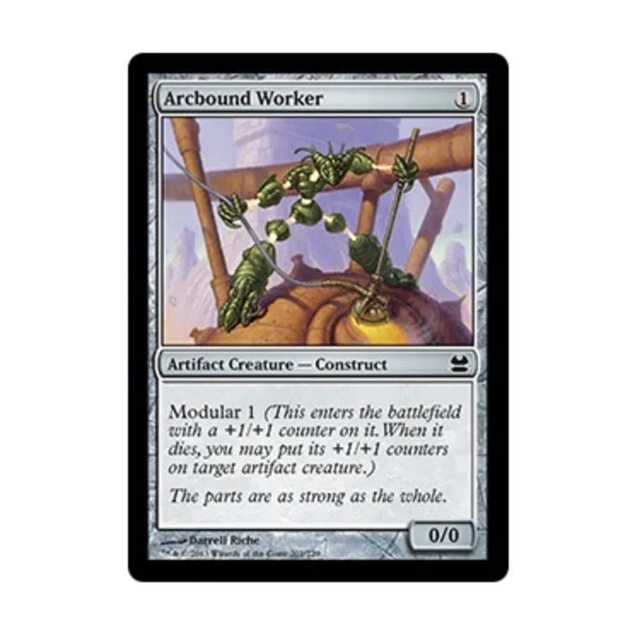 CCG Дуговой рабочий (С), MTG - Modern Masters 2013
CCG Дуговой рабочий (С), MTG - Modern Masters 2013