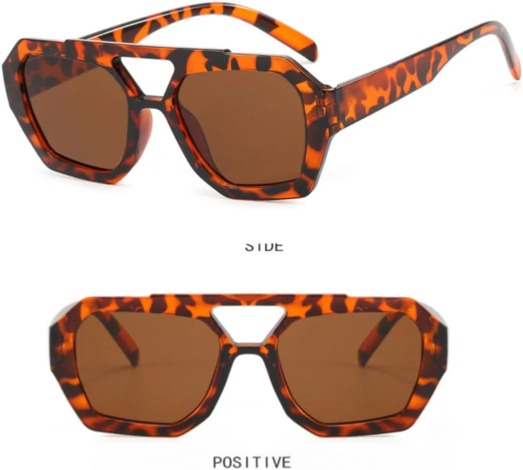 Солнцезащитные очки с защитой UV400 | Толстая оправа с двойной перемычкой | Для женщин и мужчин | Для занятий спортом на открытом воздухе и вождения DSVIGF, Amber Tea
Солнцезащитные очки с защитой UV400 | Толстая оправа с двойной перемычкой | Для женщин и мужчин | Для занятий спортом на открытом воздухе и вождения DSVIGF, Amber Tea