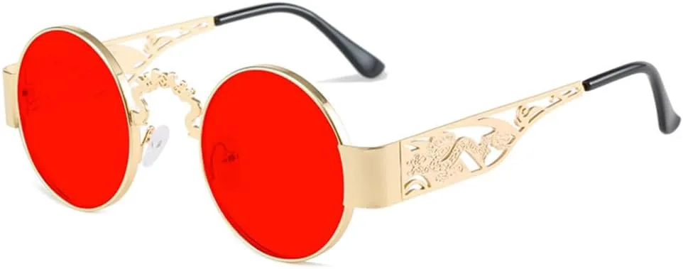 Модные солнцезащитные очки 2027 года для женщин: круглые, металлические, с защитой от УФ-излучения UV400; классические очки для мужчин MTZJH, Mtyj126 Gold Red
Модные солнцезащитные очки 2027 года для женщин: круглые, металлические, с защитой от УФ-излучения UV400; классические очки для мужчин MTZJH, Mtyj126 Gold Red